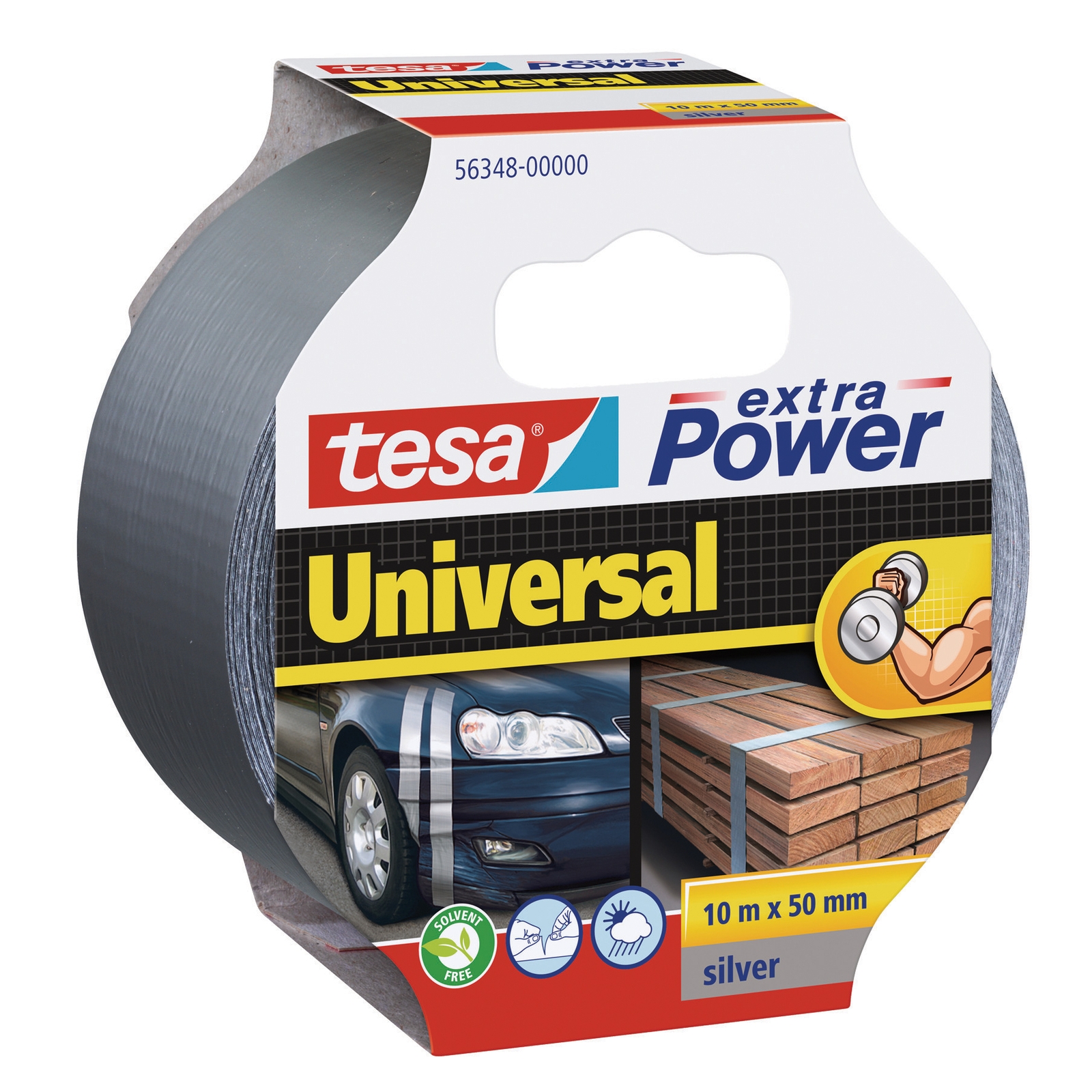 tesa Extra Power Universal Tape Grey - 50mm x 10m Price Comparisons | Compare The Build
