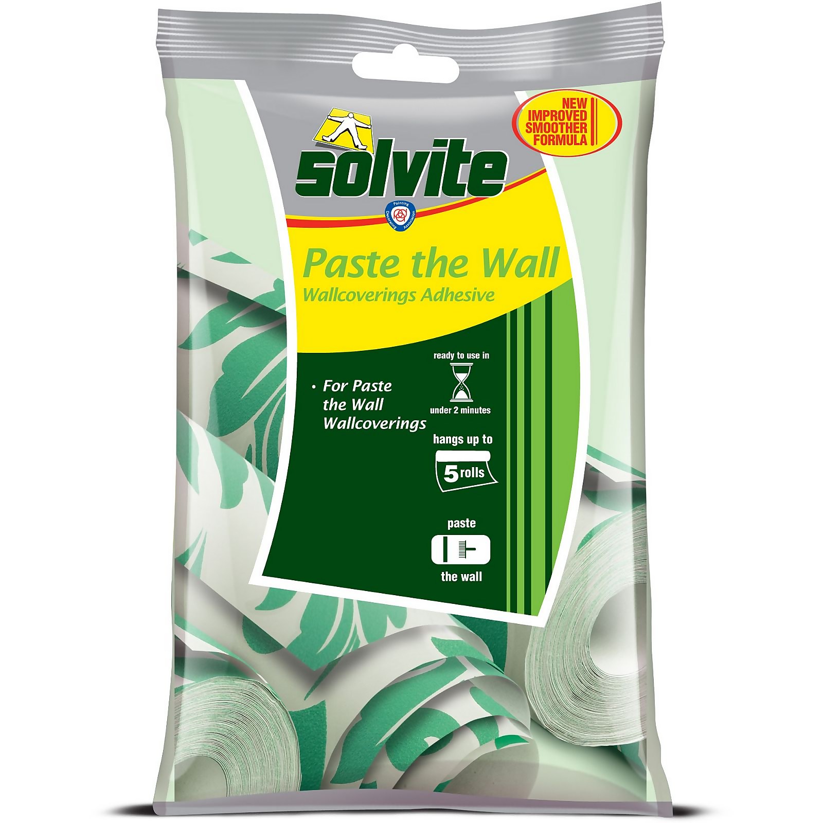 Solvite Paste The Wall Wallpaper Adhesive - 5 Rolls Price Comparisons | Compare The Build