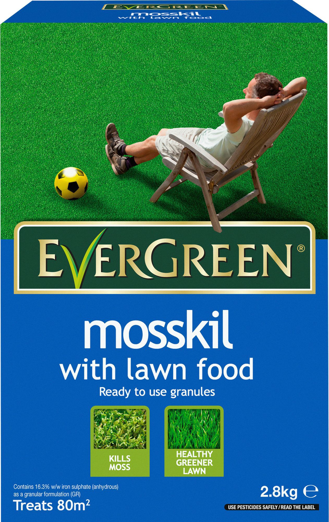 Evergreen Mosskil Lawn Feed 80M² 2.8Kg Price Comparisons | Compare The Build