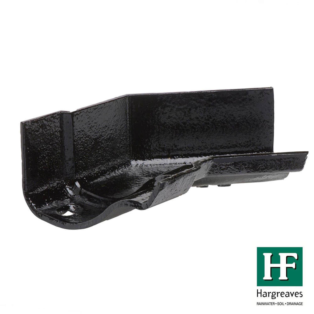 Cast Iron Ogee Gutter Internal Angle - 135 Degree x 115mm Black Price Comparisons | Compare The Build