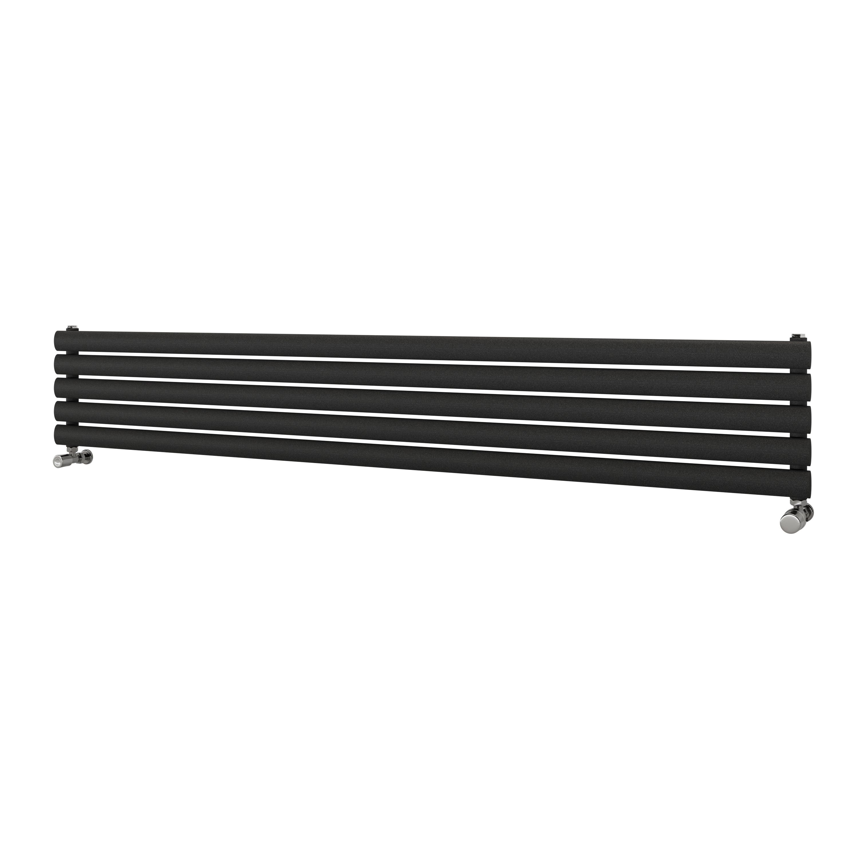 Ximax Champion Matt Anthracite Horizontal Designer Radiator, (W)1800mm X (H)294mm Price Comparisons | Compare The Build