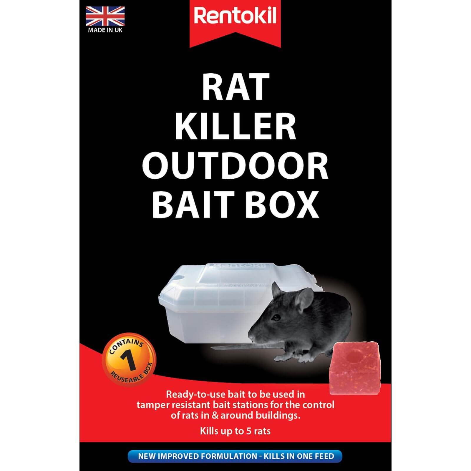 Rentokil Pre-loaded Rat Bait Station Price Comparisons | Compare The Build