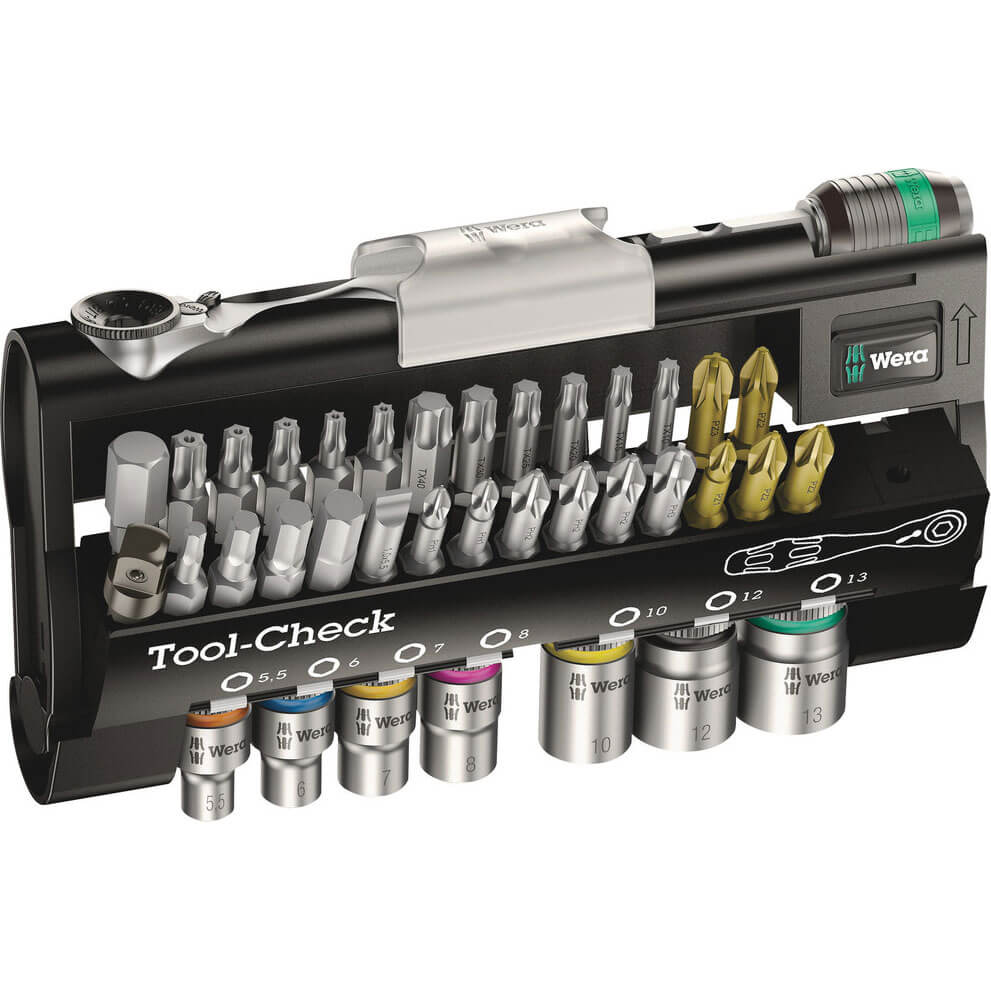 Wera 39 Piece Tool Check Screwdriver Bit and Socket Set | Compare The Build