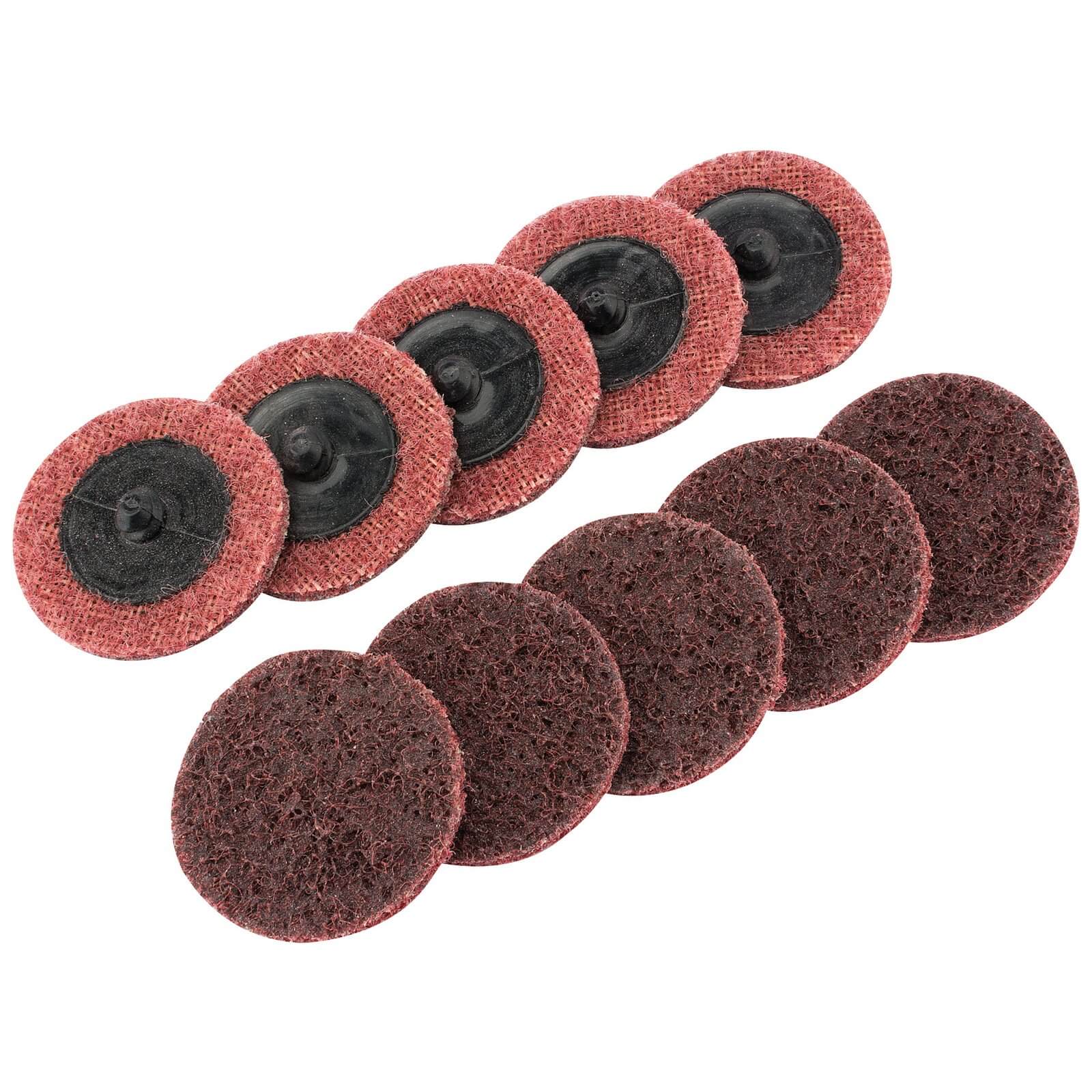 Draper Polycarbide Abrasive Pad Disc 50mm 50mm Medium Pack of 10 Price Comparisons | Compare The Build