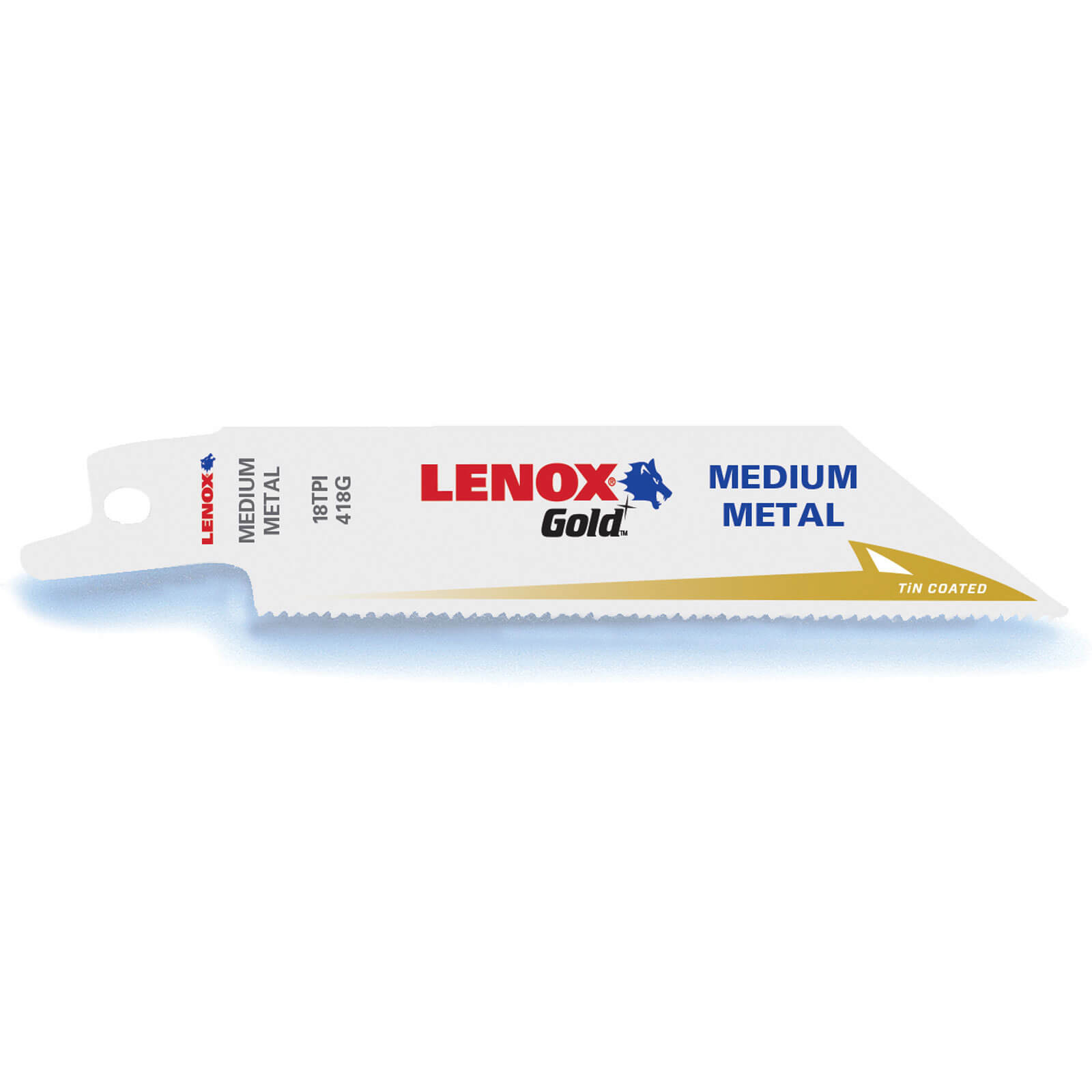 Lenox Gold 18TPI Medium Thickness Metal Cutting Reciprocating Sabre Saw Blades 102mm Pack of 5 Price Comparisons | Compare The Build