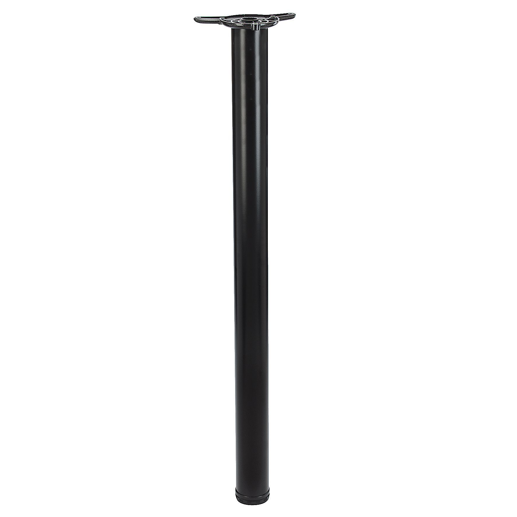 Rothley 870mm Black Contemporary Worktop Support Leg | Compare The Build