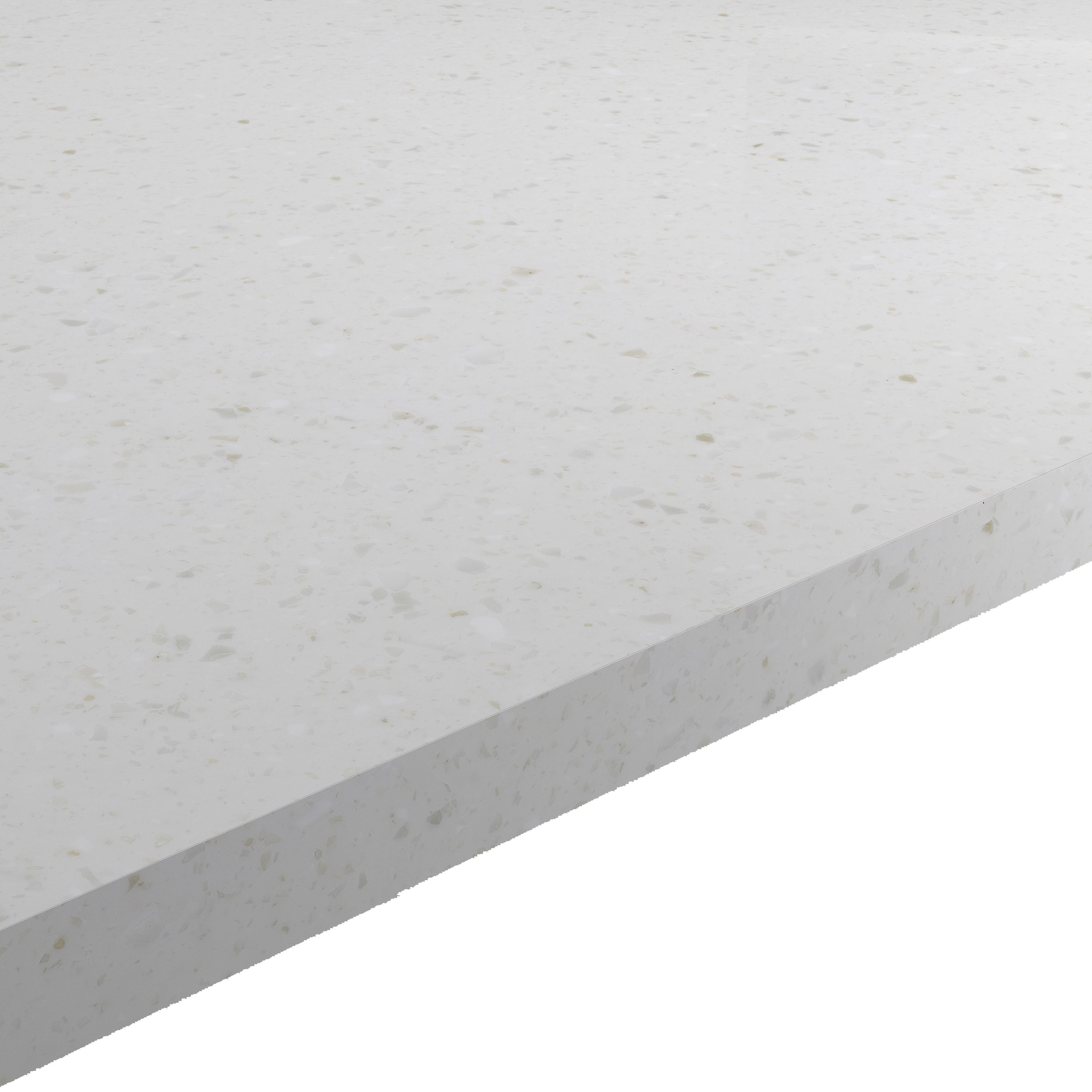 Hi-Macs 20mm Matt Chamomile Stone Effect Acrylic Square Edge Kitchen Worktop, (L)2200mm Price Comparisons | Compare The Build