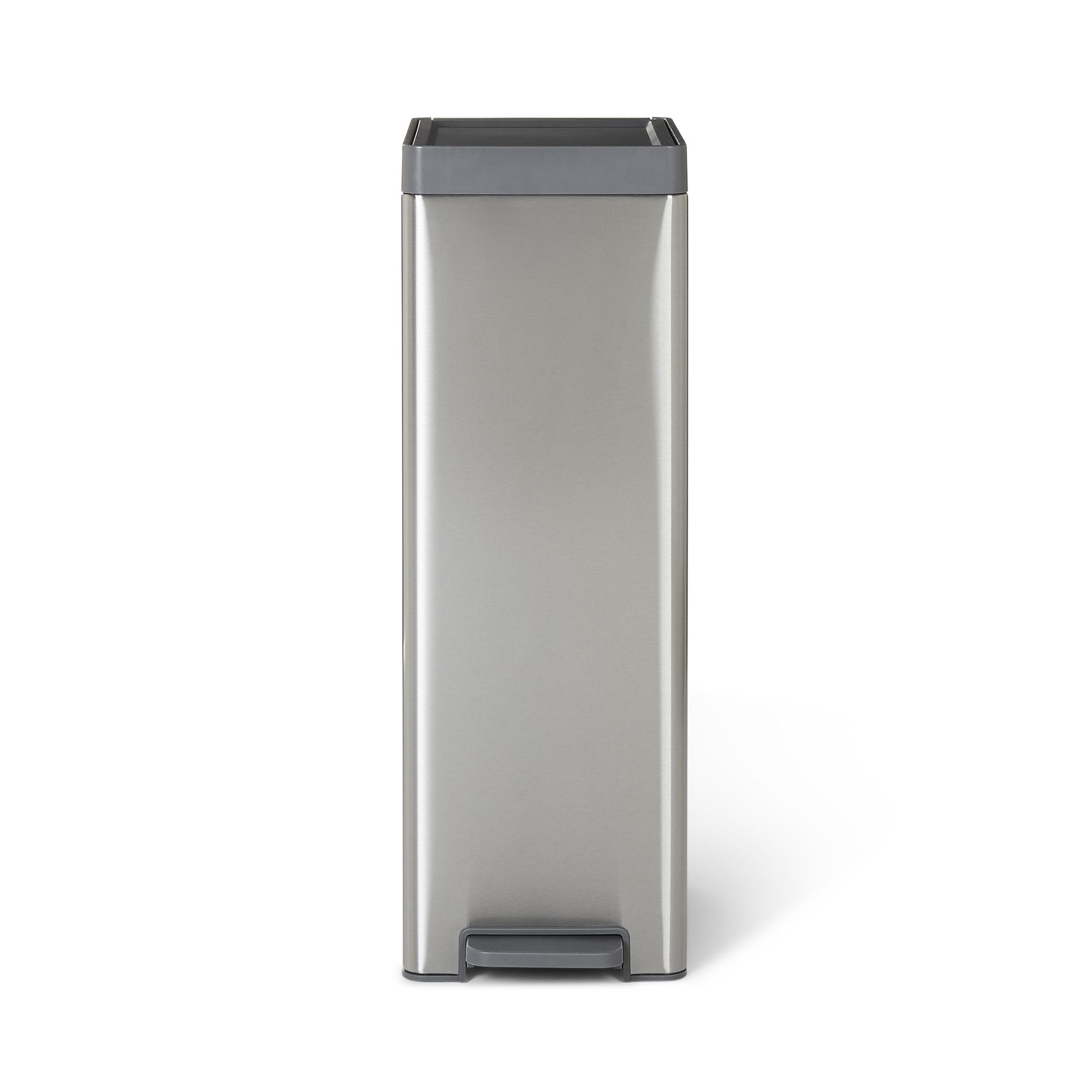 GoodHome Kora Anthracite Metal & Plastic Rectangular Freestanding Kitchen Bin, 30L Price Comparisons | Compare The Build