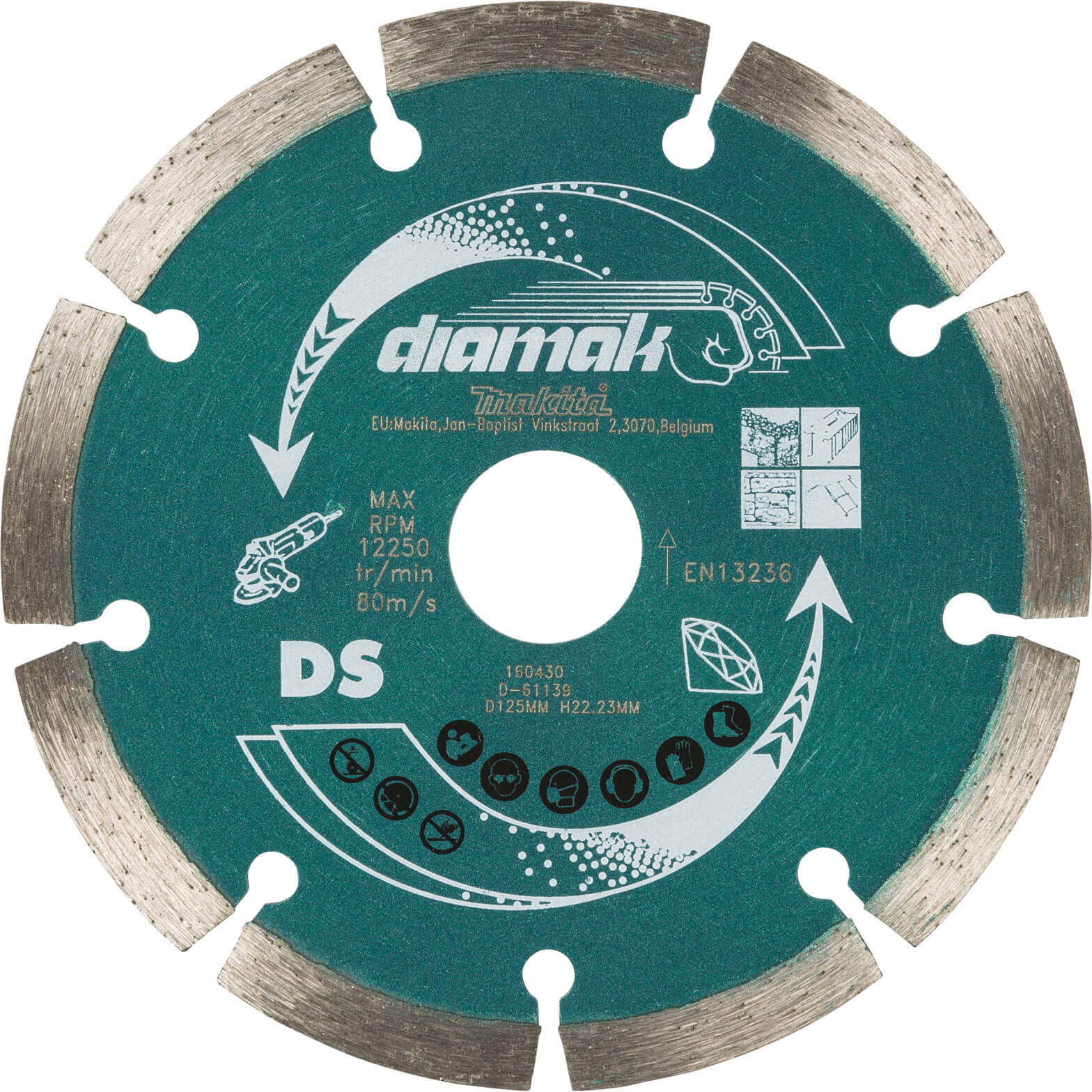 Makita Diamak Diamond Segmented Rim Cutting Disc 125mm | Compare The Build