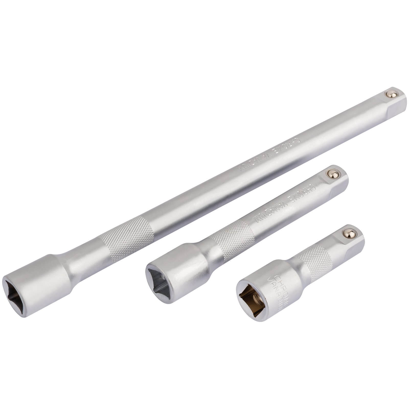 Draper 3 Piece 1/2" Square Drive Extension Bar Set 1/2" | Compare The Build