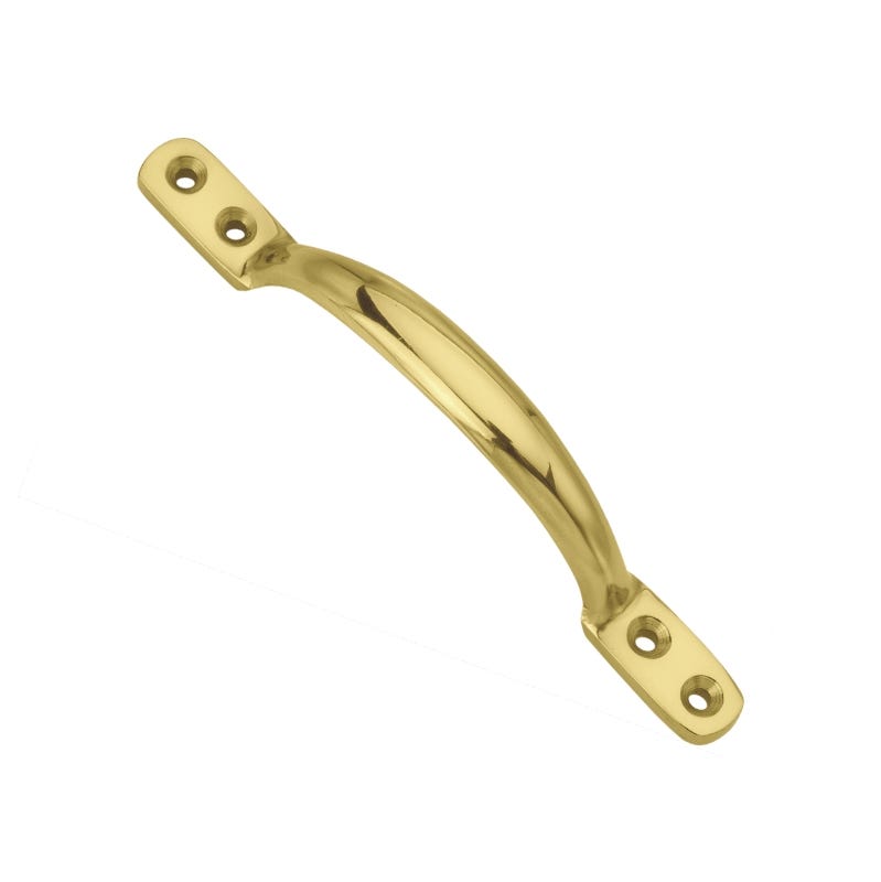 Sash Gold Kitchen Cabinet Handle Polished Brass 125mm Price Comparisons | Compare The Build