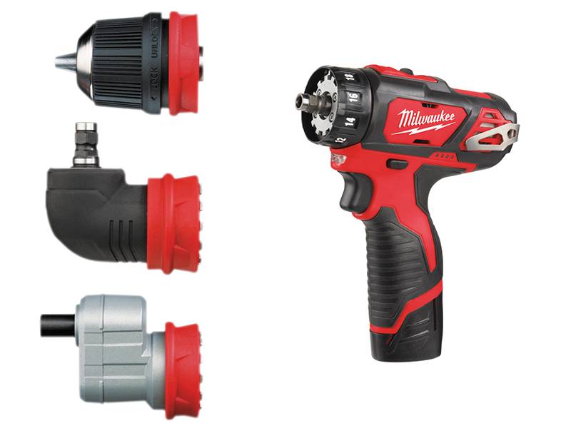 Milwaukee Power Tools MILM12BDDXK M12 BDDX KIT-202C Removable Chuck Drill Driver 12V 2 x 2.0Ah Li-ion | Compare The Build