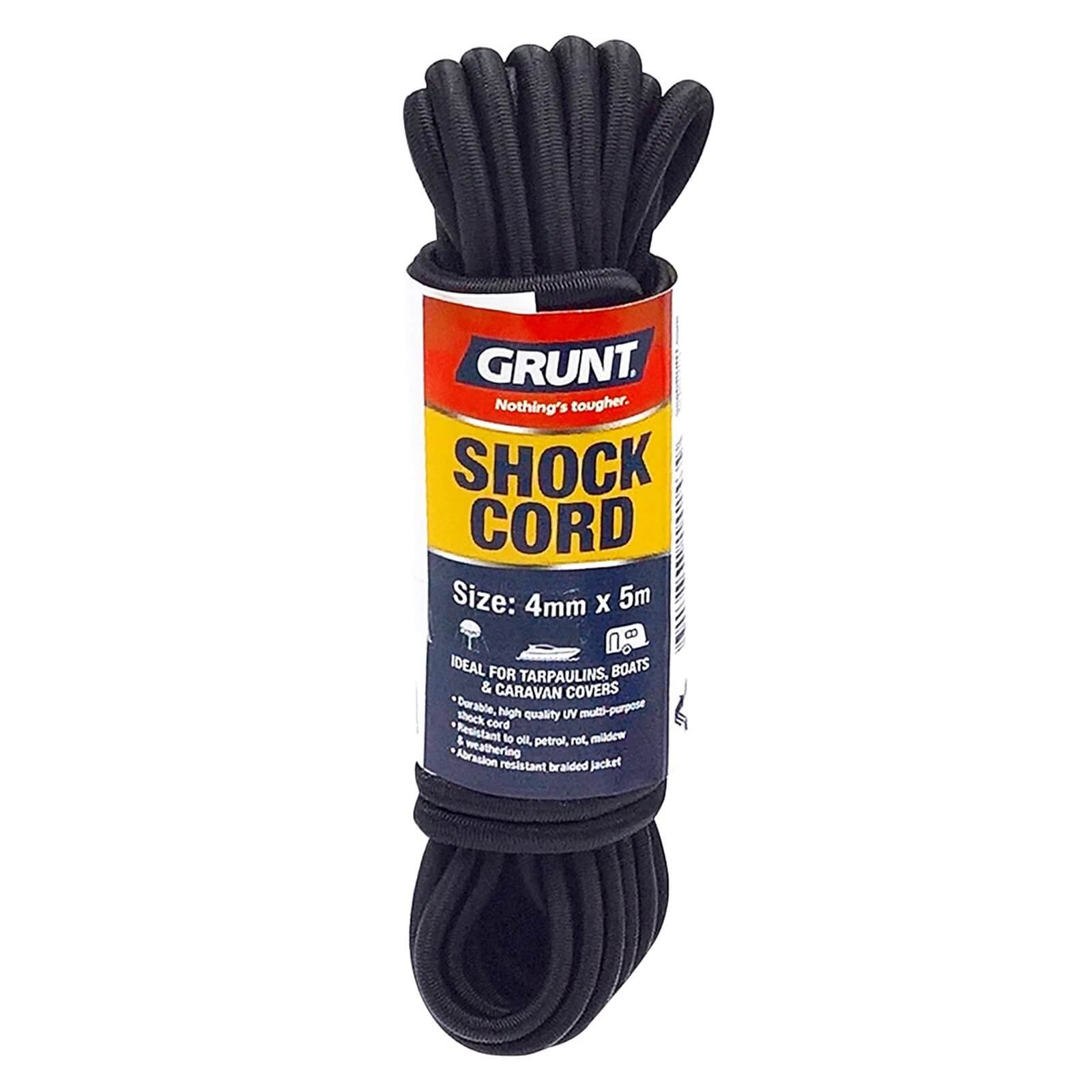 Grunt Shock Cord Elastic 4mm x 5m Price Comparisons | Compare The Build