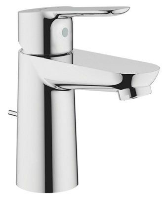 Grohe Bau Edge 1 Lever Chrome Effect Modern Basin Mono Mixer Tap Price Comparisons | Compare The Build