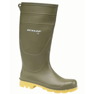 Dunlop Universal PVC Wellington Boot - Green Size 9 | Compare The Build