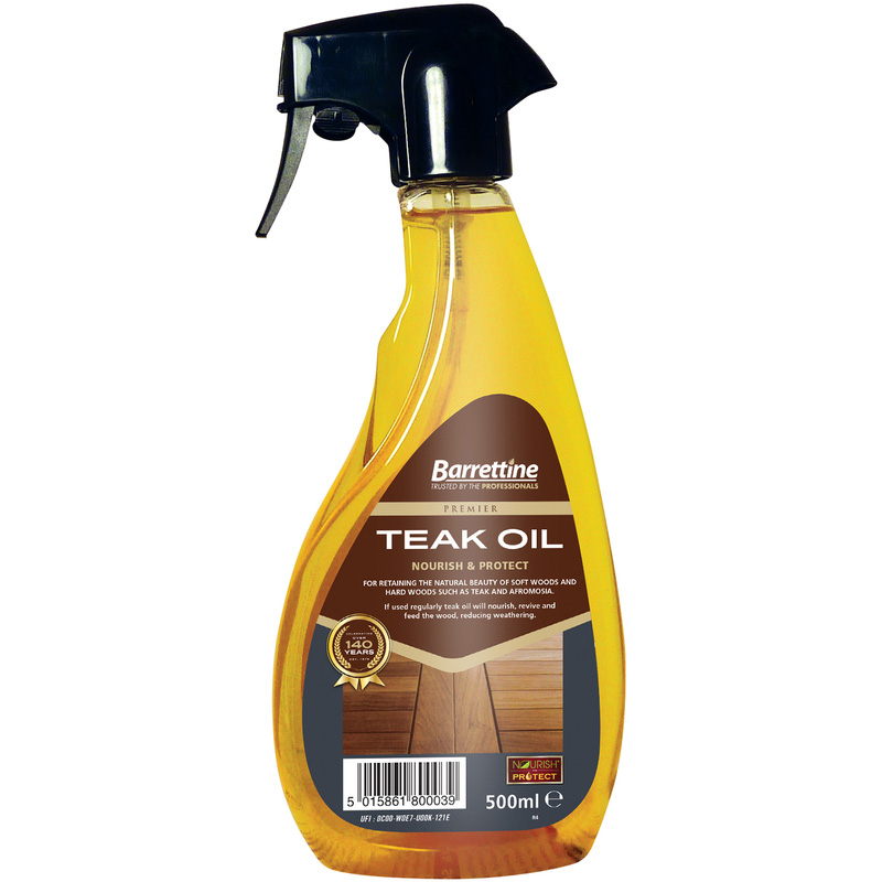 Clear Teak Oil Trigger Spray 500ml Price Comparisons | Compare The Build