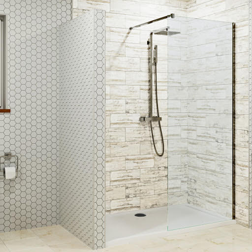 Diamond Walk In Shower Enclosure 1700 x 900mm - 900mm Screen & Tray - 8mm Price Comparisons | Compare The Build