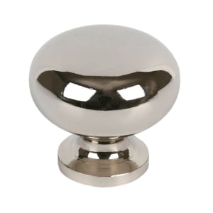 Wickes Sleek Round Door Knob - Chrome 29mm Pack of 4 | Compare The Build