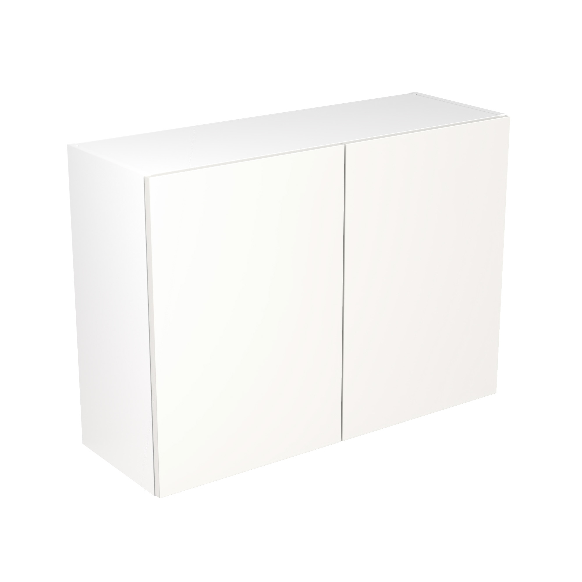 Flatpack Wall Unit Super Gloss White Slab 1000mm - FKKF0015 Price Comparisons | Compare The Build