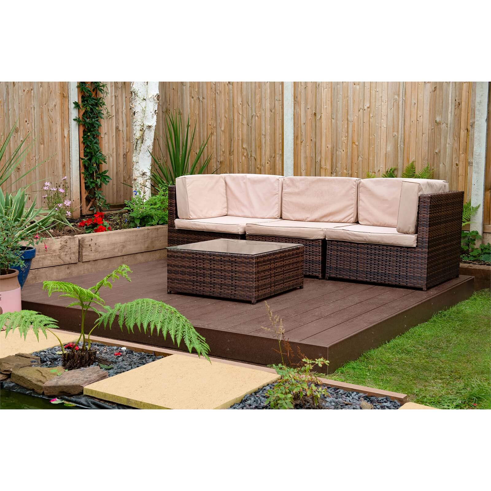 Ecodek Composite Deck Kit - Brown Price Comparisons | Compare The Build