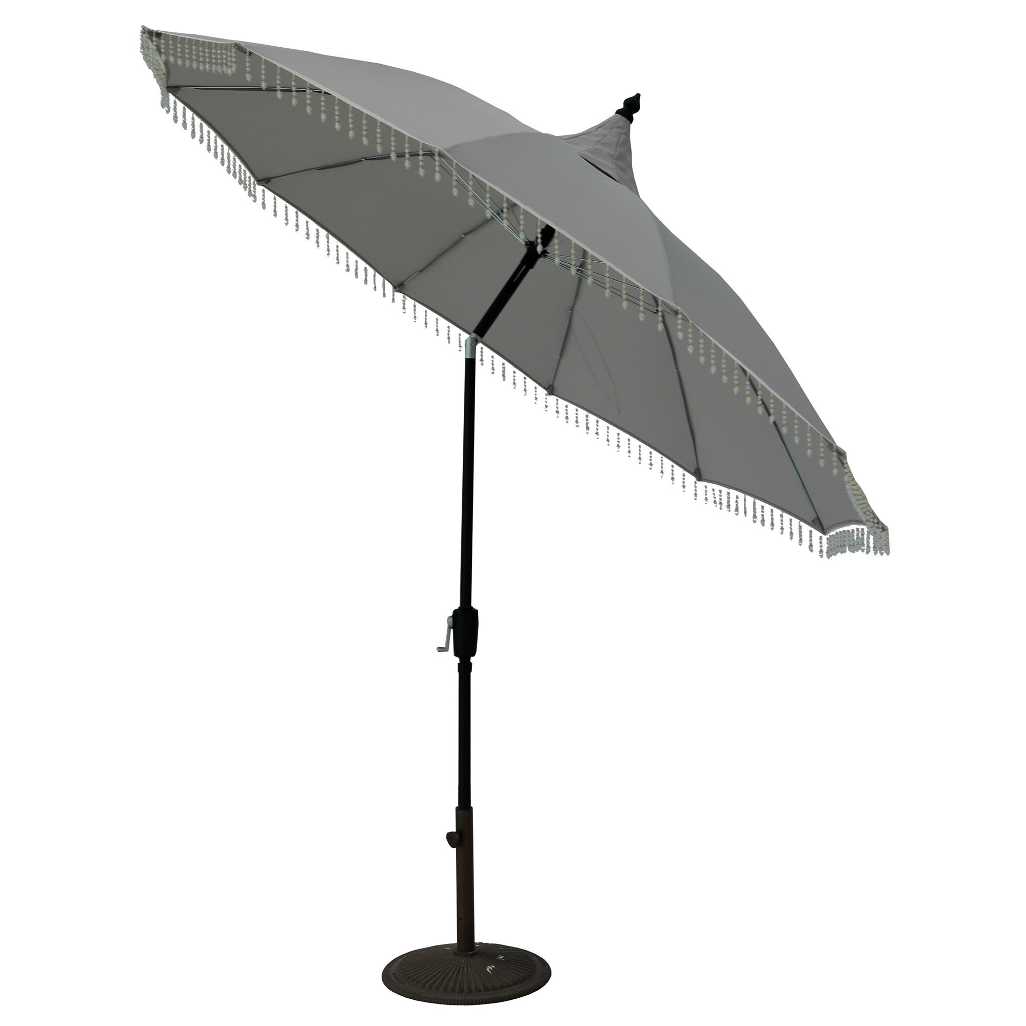 2.7m Carousel Grey Crank and Tilt Parasol Grey | Compare The Build