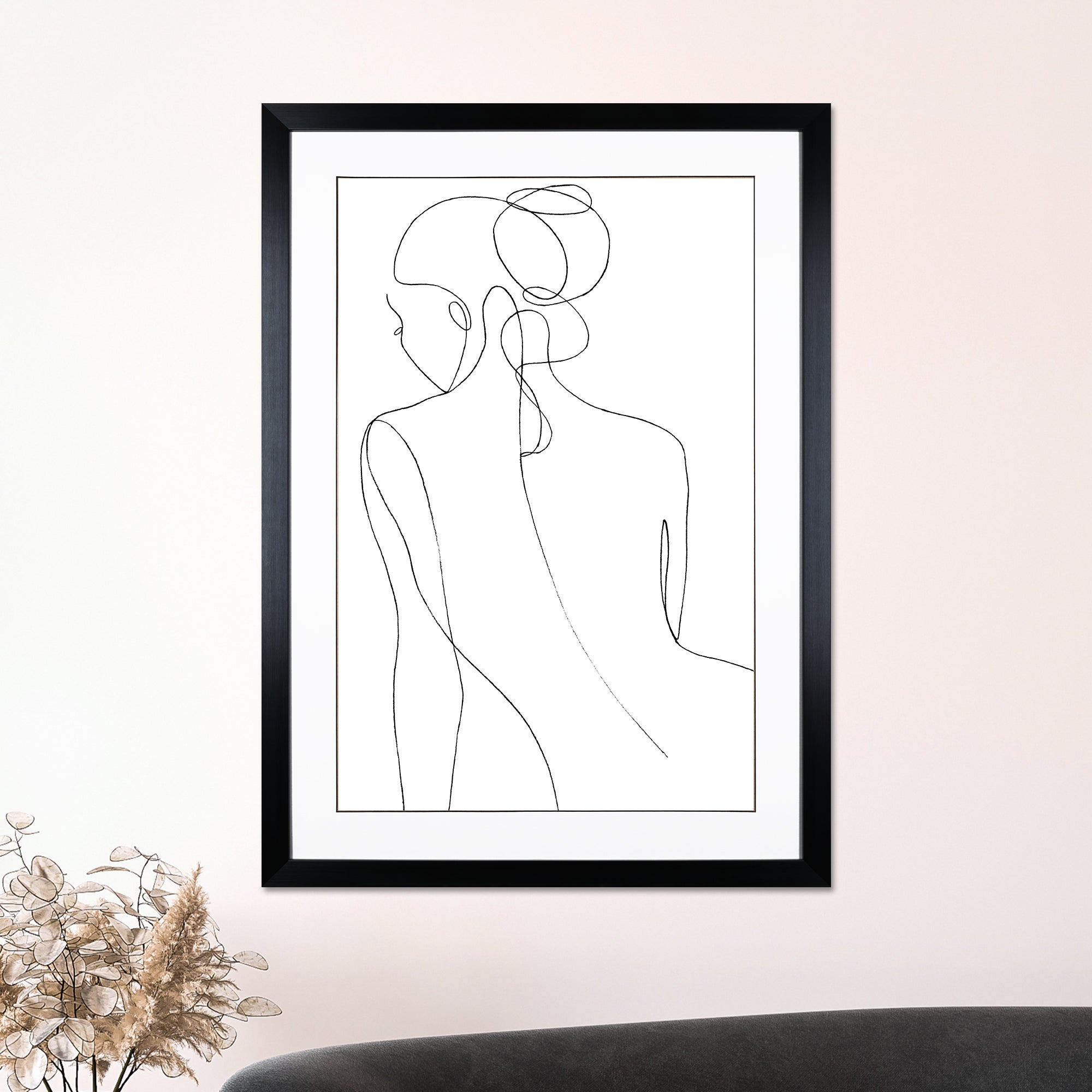 The Art Group Figure I Framed Print Black and white Price Comparisons | Compare The Build