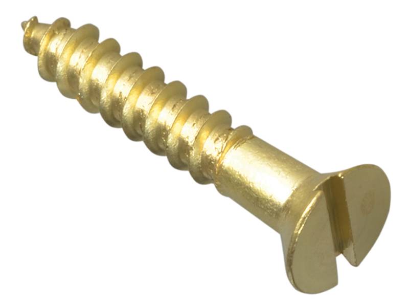 ForgeFix FORFPRA18B Wood Screw Slotted Raised Head ST Solid Brass 1in x 8 Forge Pack 16 Price Comparisons | Compare The Build