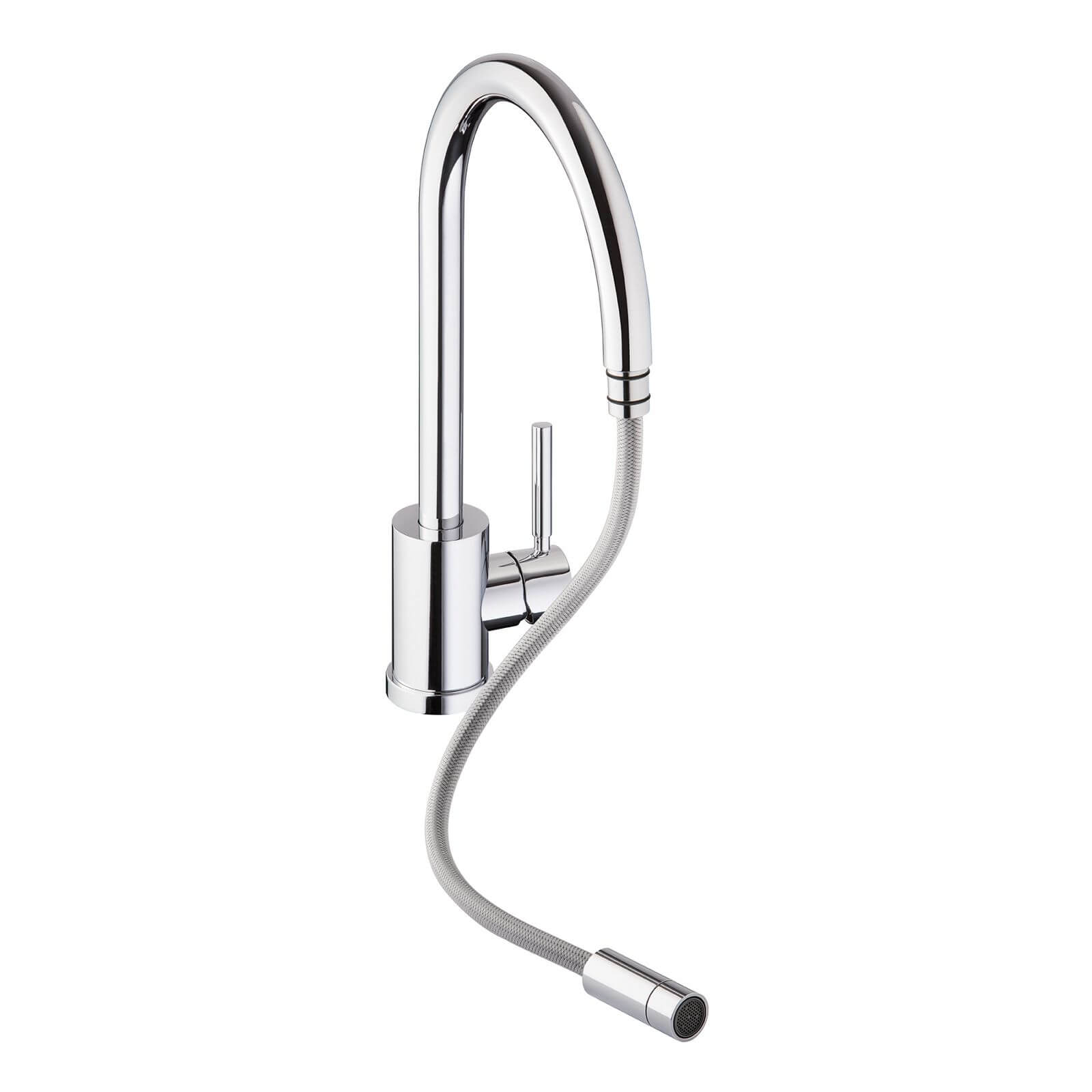 Reach Single Lever Pull Out Kitchen Tap - Chrome Price Comparisons | Compare The Build