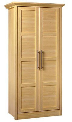 Skye Pre-Assembled Oak Effect Double Wardrobe (H)1980mm (W)960mm (D)580mm Price Comparisons | Compare The Build