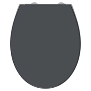 Wickes Thermoset Plastic Soft Close Toilet Seat - Grey | Compare The Build