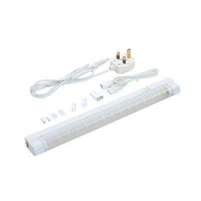 Masterlite White Mains-Powered Fluorescent Under Cabinet Light Ip20 | Compare The Build