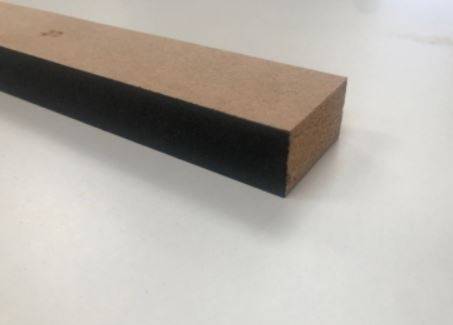 MDF Shadow Batten 2440mm x 38mm x 19mm Black Price Comparisons | Compare The Build