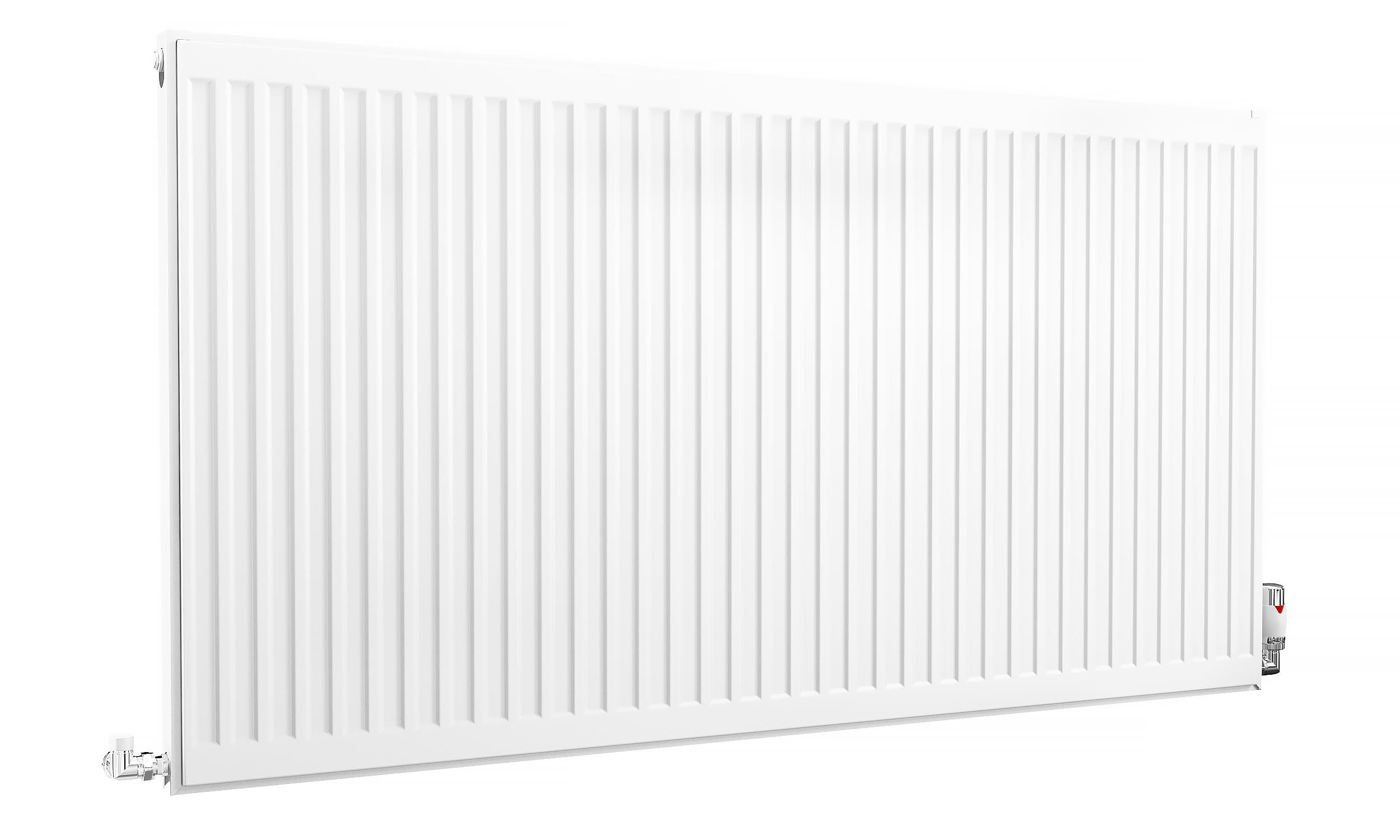 Kartell K-Rad Compact Horizontal Radiator, White, 750mm x 1400mm - Single Panel, Single Convector Price Comparisons | Compare The Build