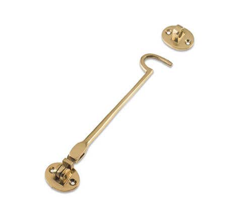 Heavy Duty Cabin Hook 8&quot; Polished Brass Price Comparisons | Compare The Build