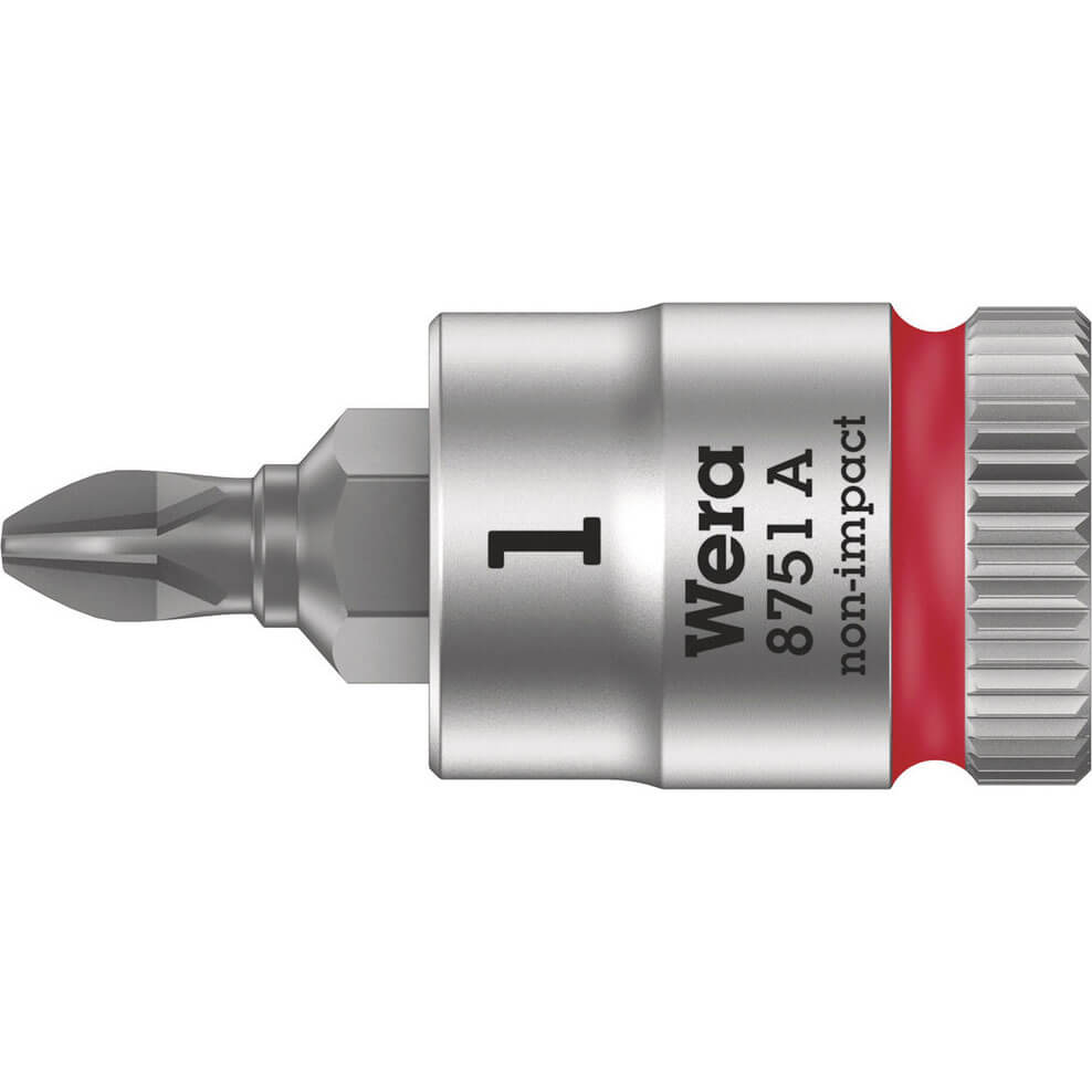 Wera 8751 A Zyklop 1/4" Drive Phillips Socket Bit 1/4" PH1 Price Comparisons | Compare The Build