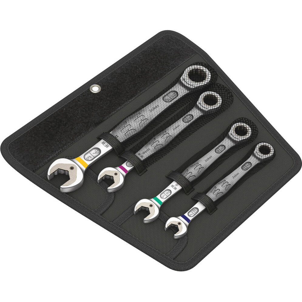 Wera 4 Piece Joker Ratchet Combination Spanner Set Imperial Price Comparisons | Compare The Build