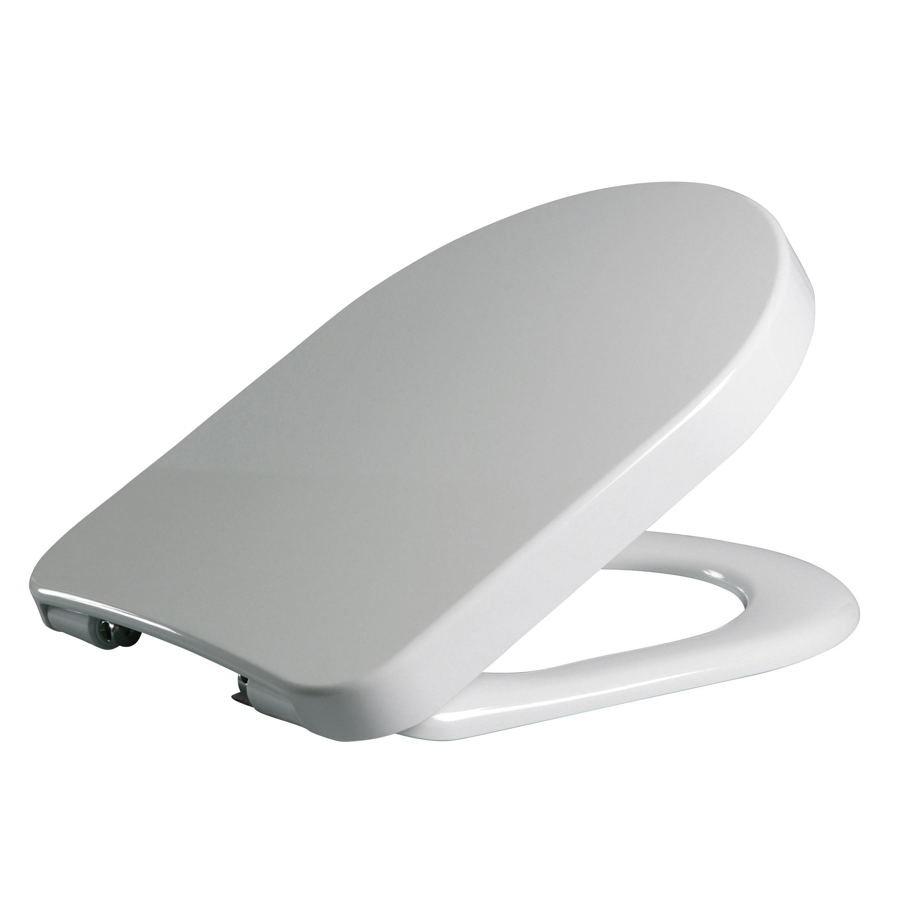 Cooke & Lewis Helena White Top Fix Soft Close Toilet Seat | Compare The Build