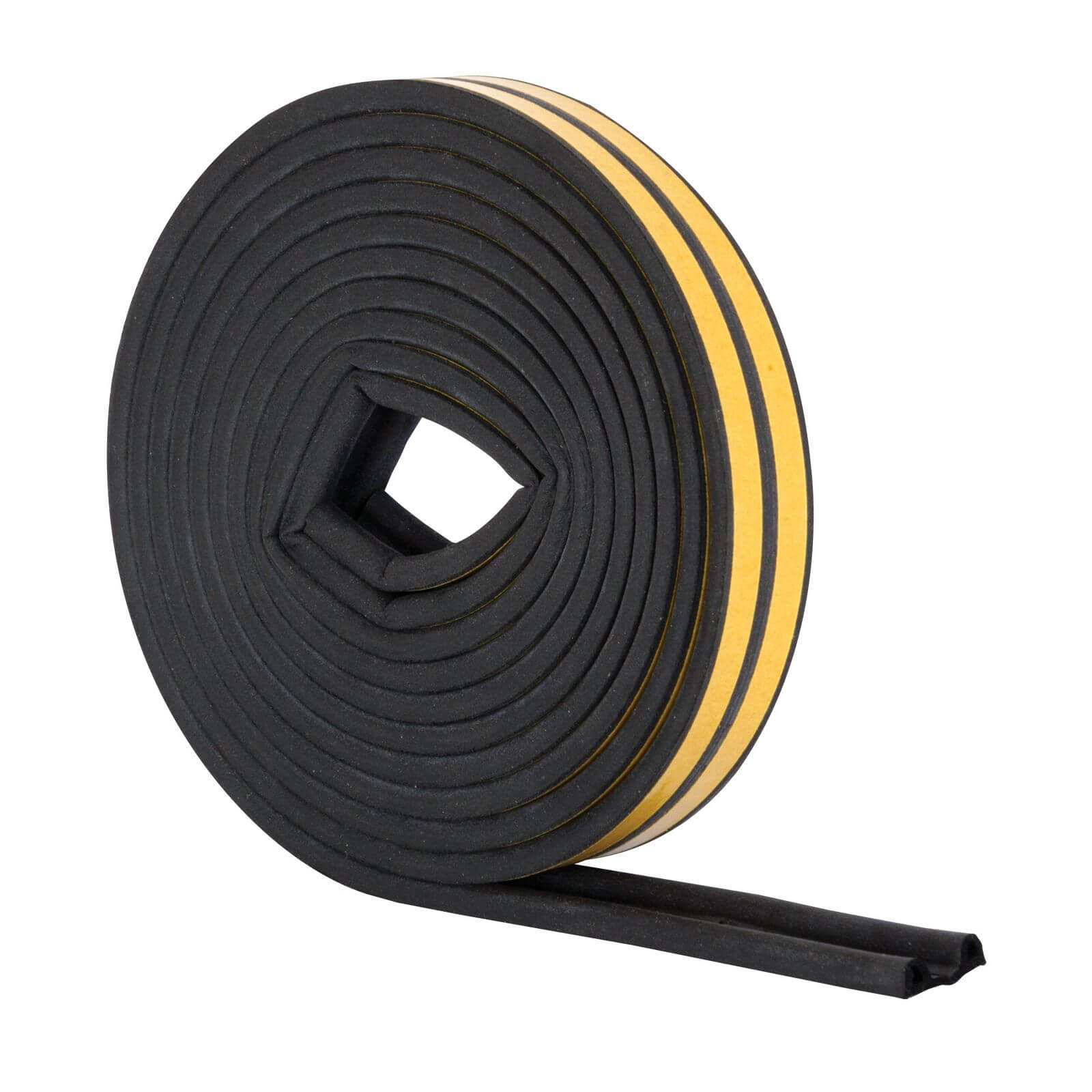 Stormguard Self Adhesive Rubber Draught Excluder P Profile 10m - Black Price Comparisons | Compare The Build