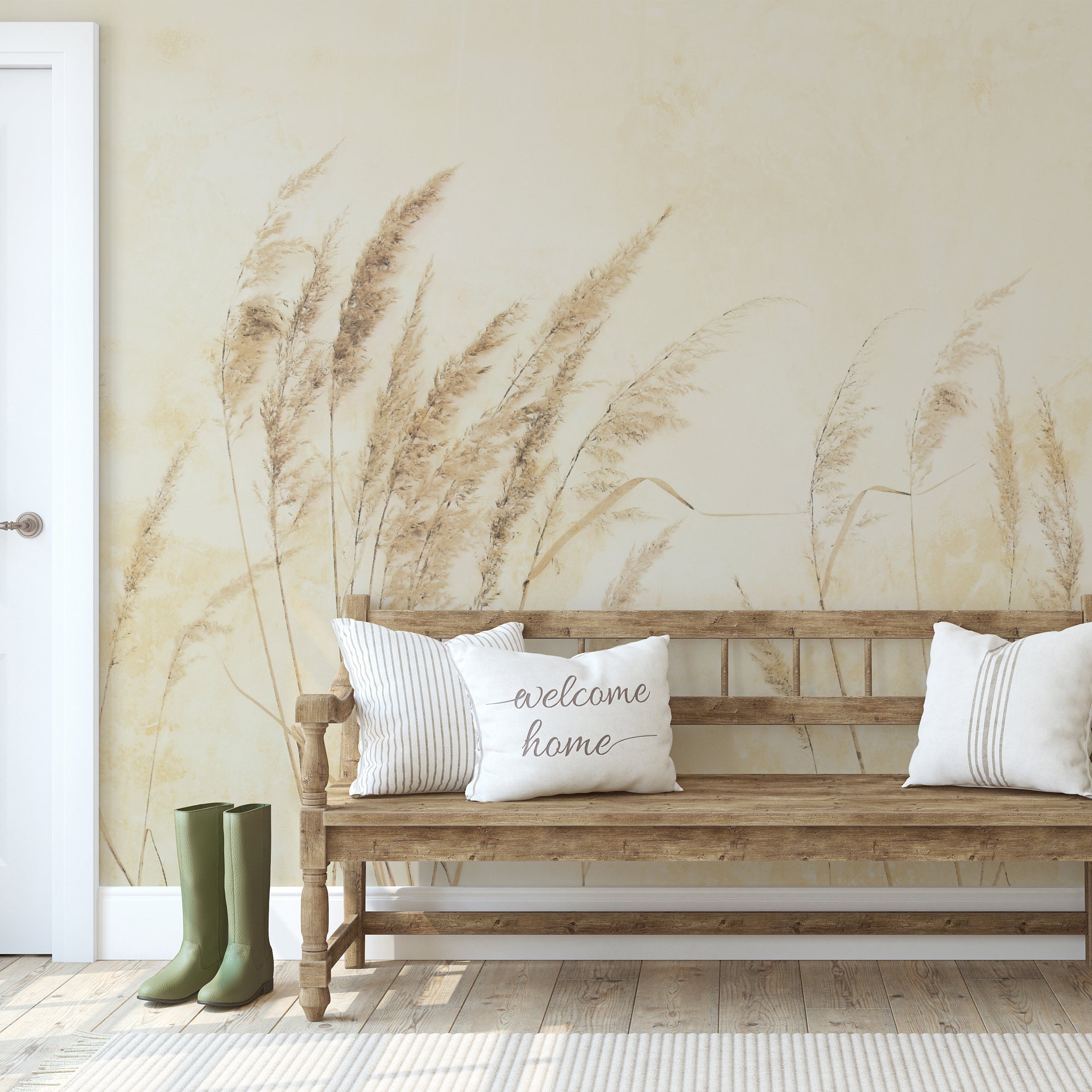 Pampas Grass Mural Brown Price Comparisons | Compare The Build