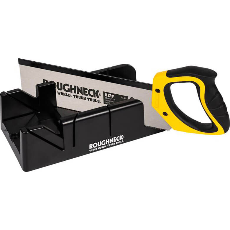 Roughneck Mitre Box and Hardpoint Tenon Saw Set 300mm Price Comparisons | Compare The Build