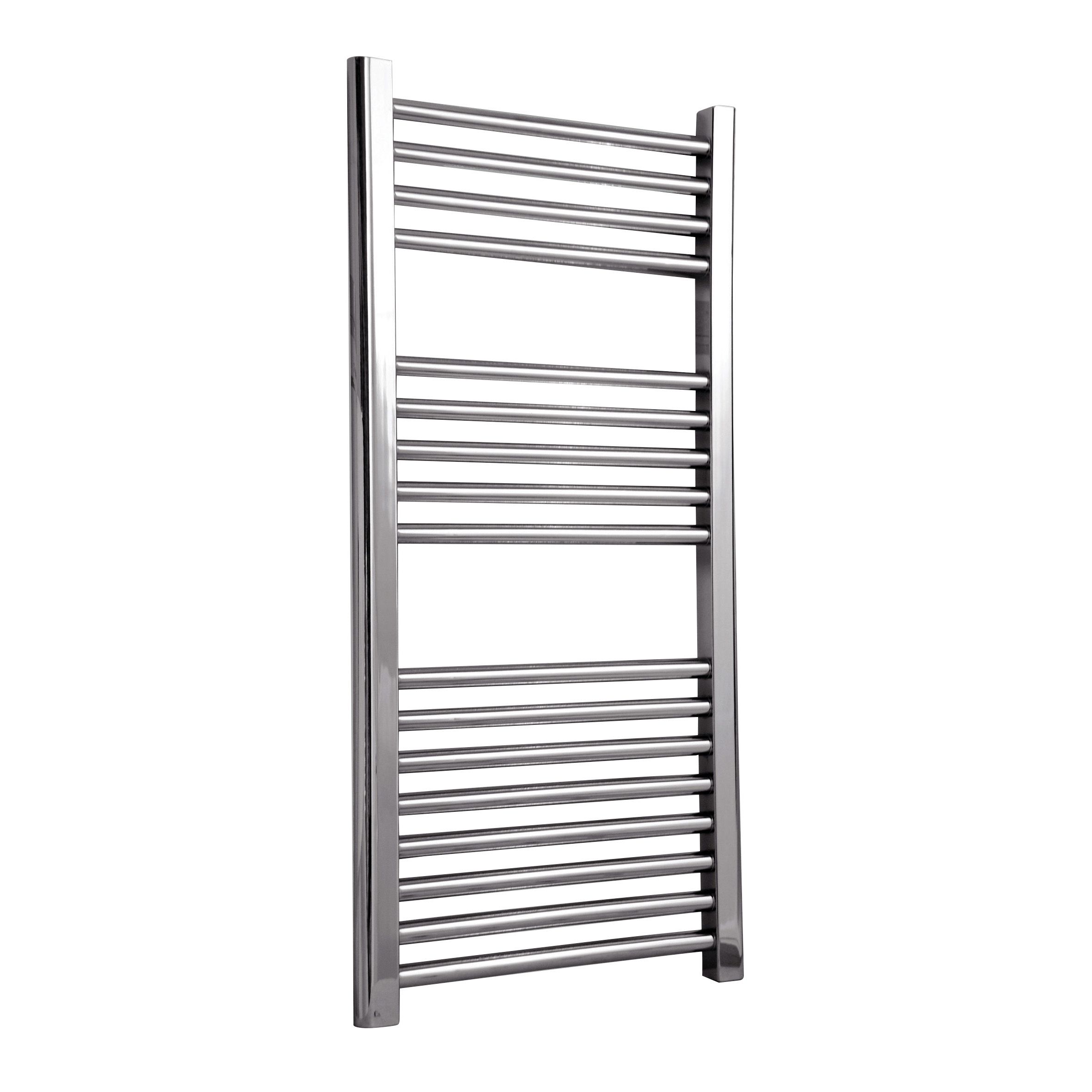 Flomasta 230W Electric Silver Towel Warmer (H)900mm (W)450mm Price Comparisons | Compare The Build