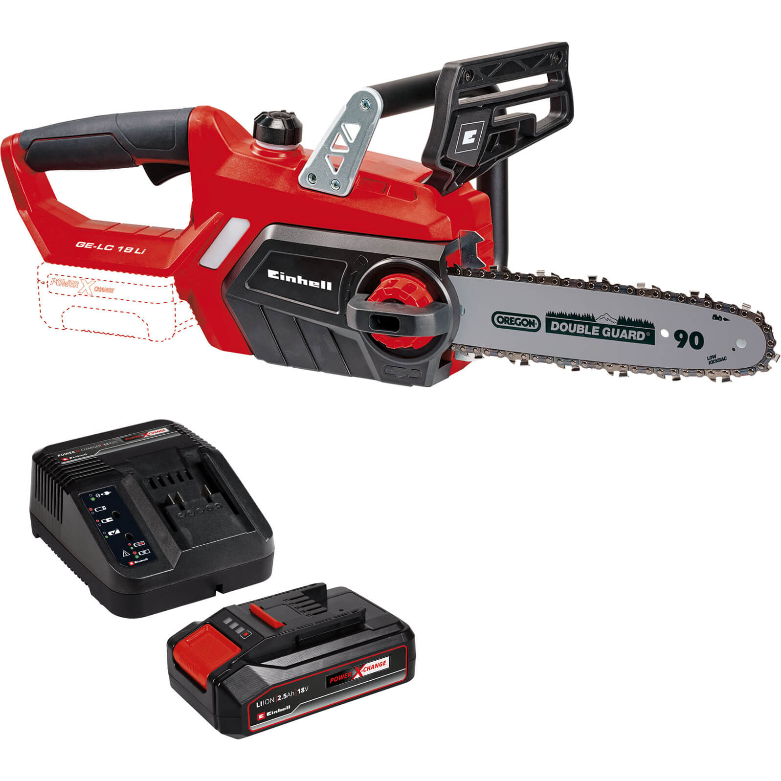 Einhell GE-LC 18 Li 18v Cordless Chainsaw 250mm 1 x 2.5ah Li-ion Charger Price Comparisons | Compare The Build