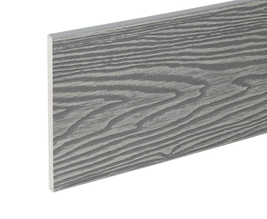 Composite Fascia Board 2400mm x 146mm x 10.5mm - Light Grey | Compare The Build