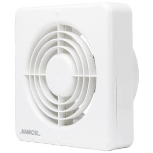 Manrose White Kitchen Extractor Fan with Pullcord - 150mm Price Comparisons | Compare The Build