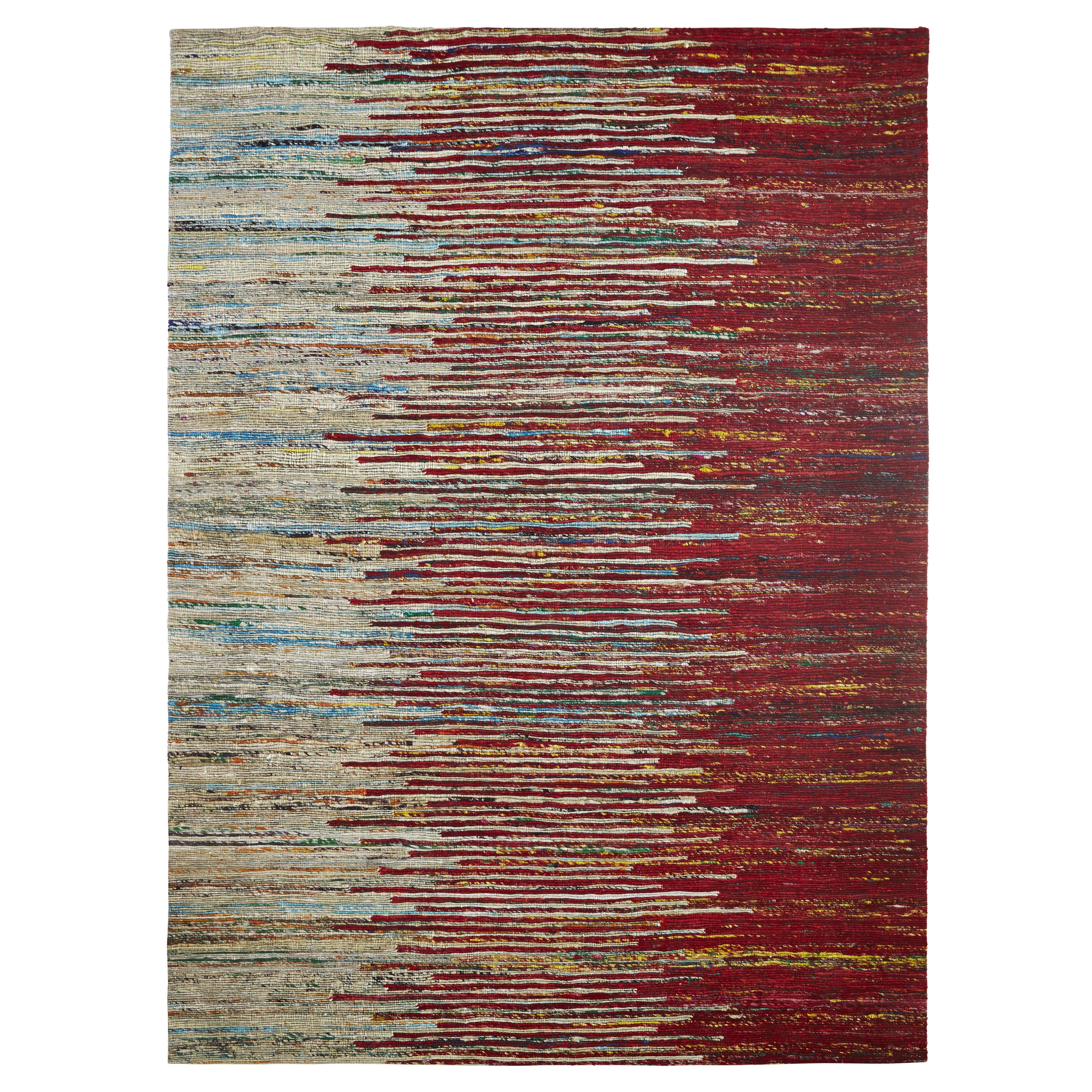 Colours Yazmine Striped Red Rug 170Cmx120Cm Price Comparisons | Compare The Build