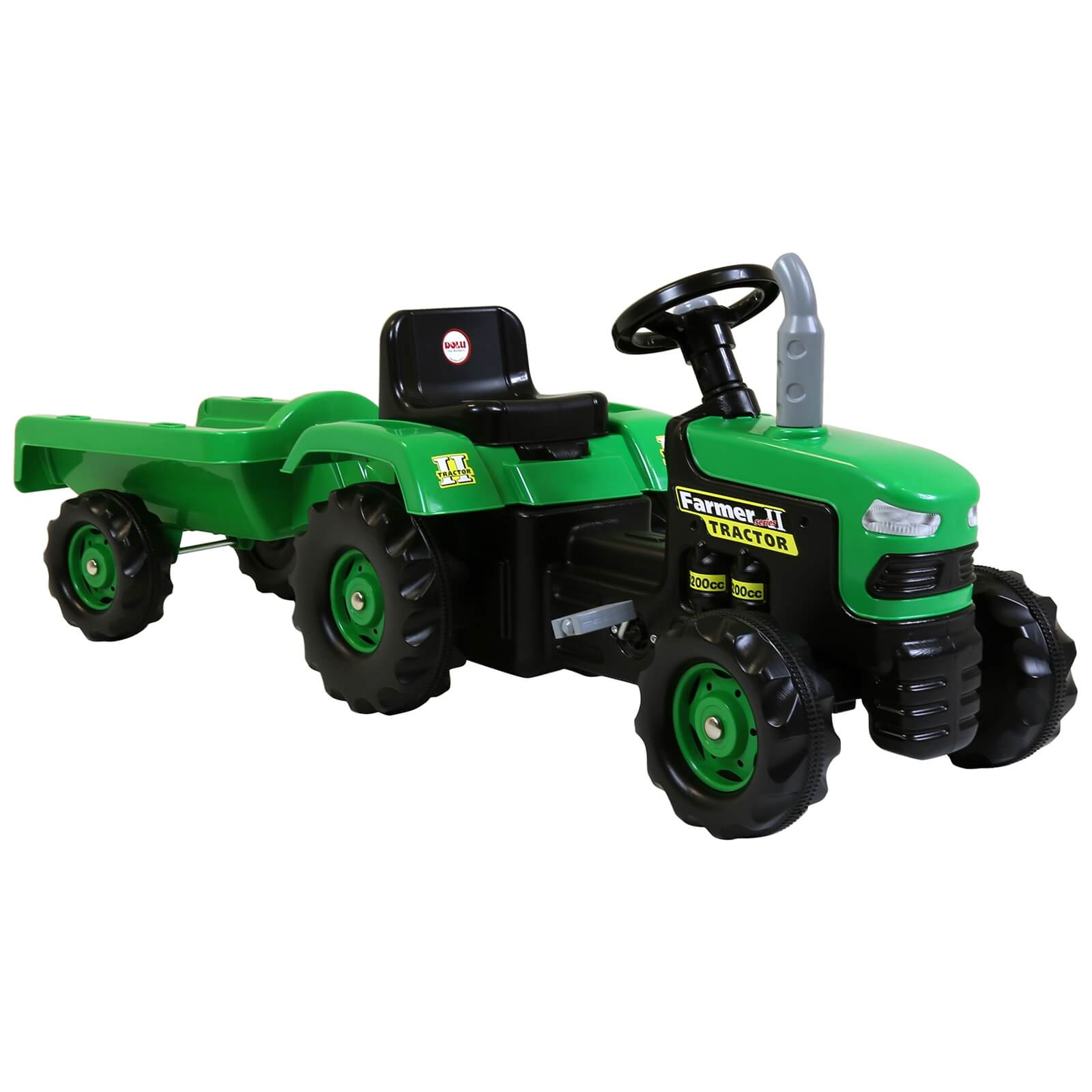 Dolu Ride On Tractor With Trailer Green Price Comparisons | Compare The Build