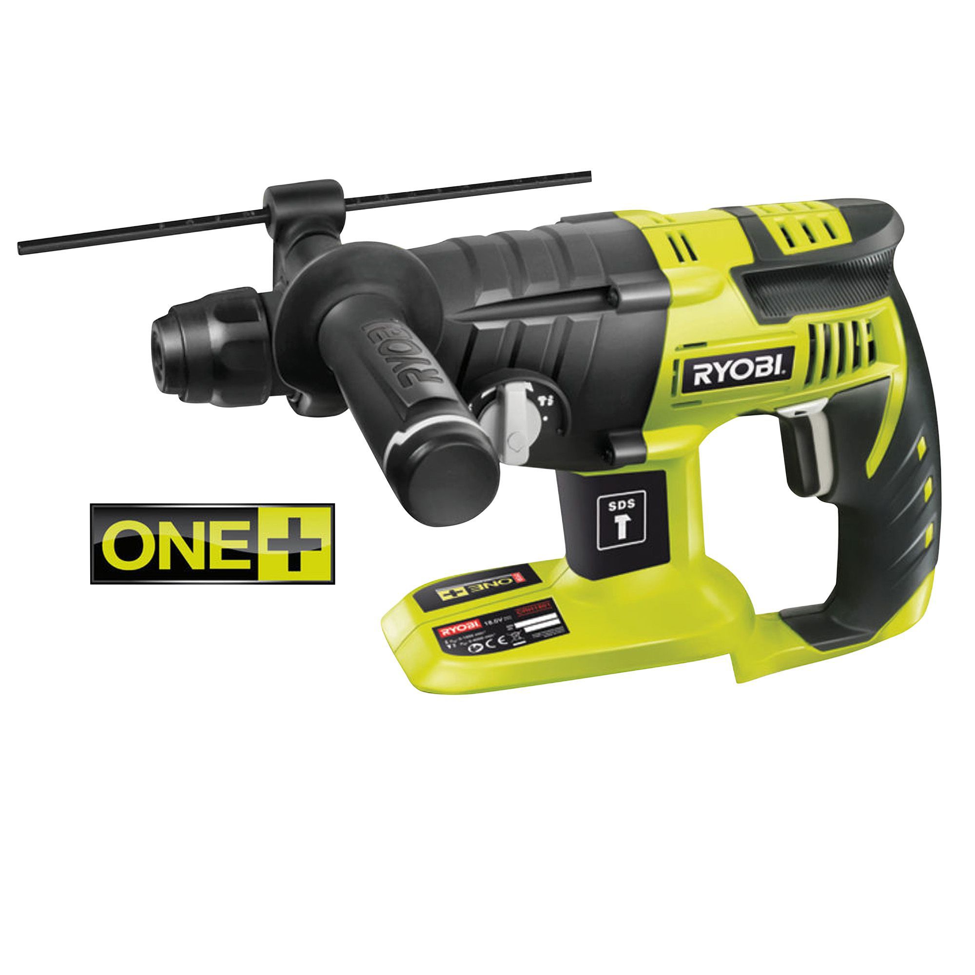 Ryobi Cordless 18V Li-Ion Sds Plus Drill Without Batteries Crh1801M | Compare The Build