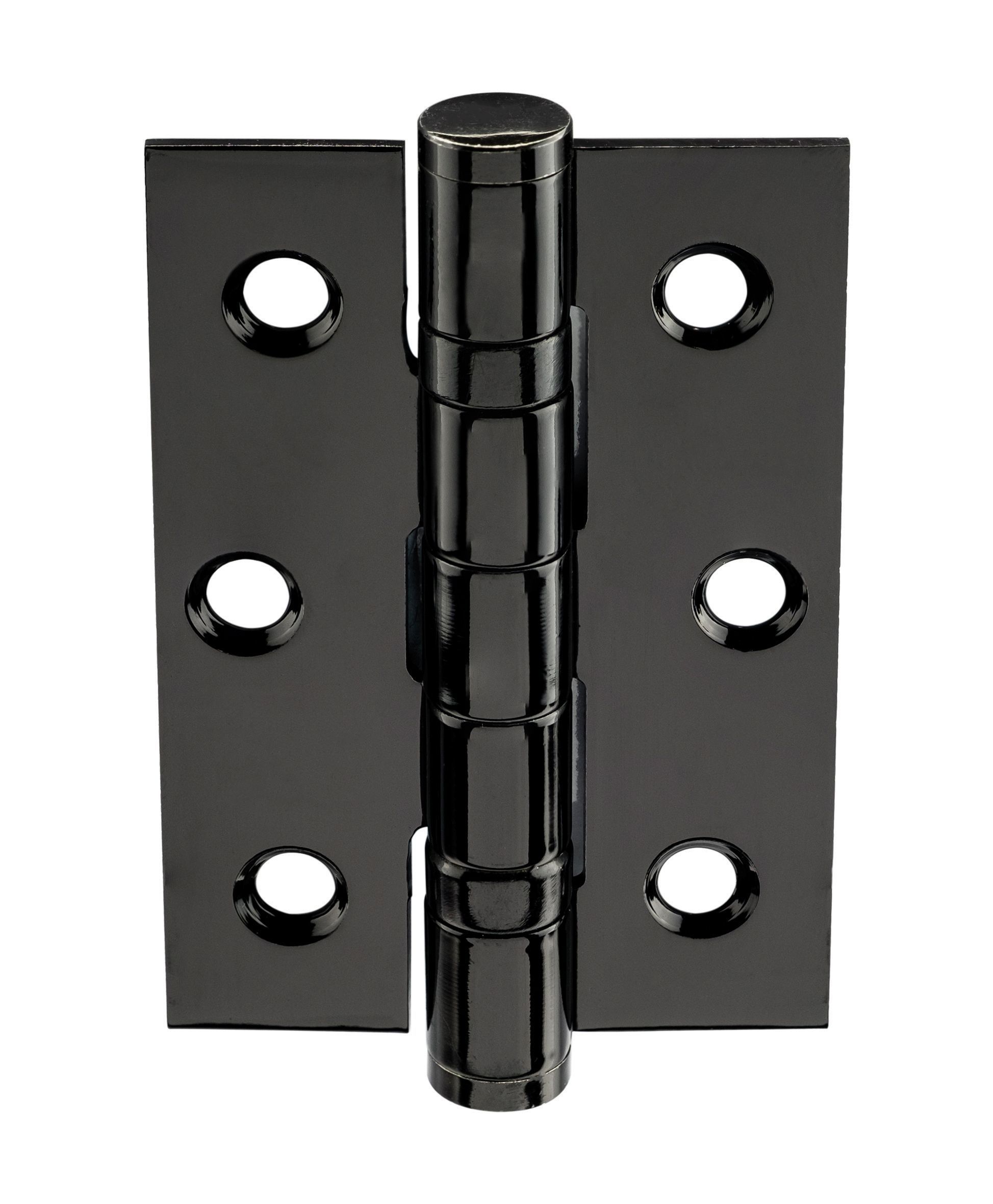 Smith & Locke Polished Black Grade 7 Ball Bearing Fire Door Hinge, Pack Of 2 Price Comparisons | Compare The Build