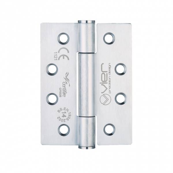 Satin Stainless Steel Concealed Bearing Butt Hinge 102mm x 75mm x 3mm Price Comparisons | Compare The Build