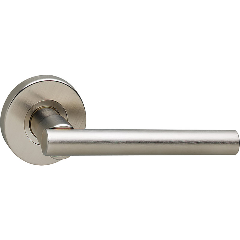 Urfic T-Bar Lever On Rose Satin (Pair) in Nickel Brass Price Comparisons | Compare The Build